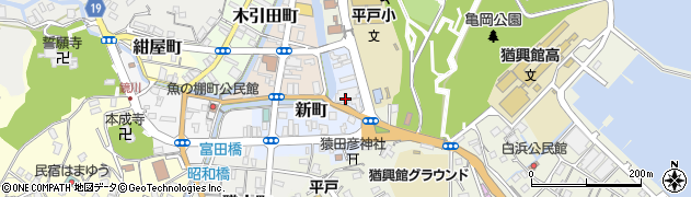 長崎県平戸市新町31周辺の地図