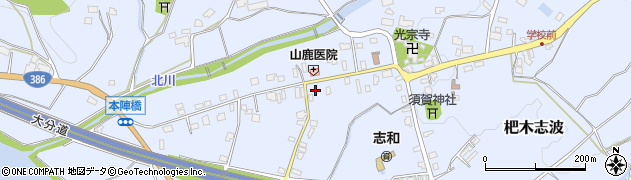 福岡県朝倉市杷木志波4906周辺の地図