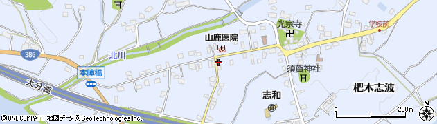 福岡県朝倉市杷木志波4902周辺の地図