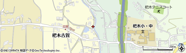福岡県朝倉市杷木古賀1601周辺の地図