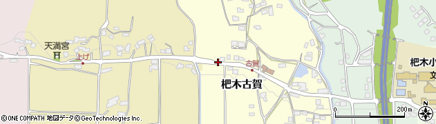 福岡県朝倉市杷木古賀1629周辺の地図