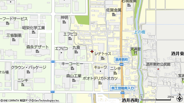 〒841-0042 佐賀県鳥栖市酒井西町の地図