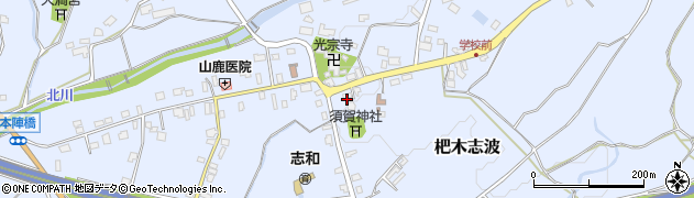 福岡県朝倉市杷木志波4712周辺の地図