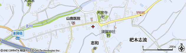 福岡県朝倉市杷木志波4780周辺の地図