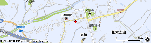 福岡県朝倉市杷木志波4837周辺の地図