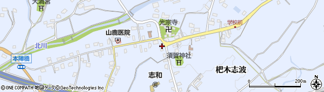 福岡県朝倉市杷木志波4786周辺の地図
