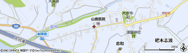 福岡県朝倉市杷木志波4859周辺の地図