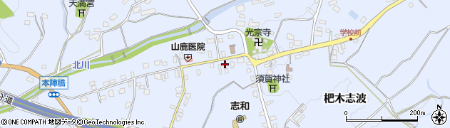 福岡県朝倉市杷木志波4776周辺の地図