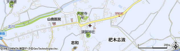 福岡県朝倉市杷木志波4716周辺の地図