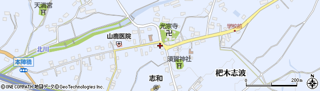 福岡県朝倉市杷木志波4787周辺の地図
