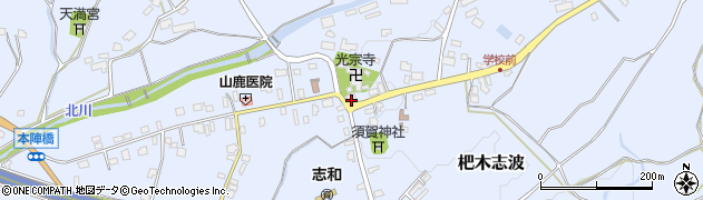 福岡県朝倉市杷木志波4801周辺の地図