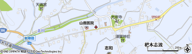 福岡県朝倉市杷木志波4839周辺の地図