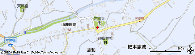福岡県朝倉市杷木志波4789周辺の地図