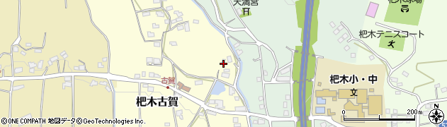 福岡県朝倉市杷木古賀1595周辺の地図