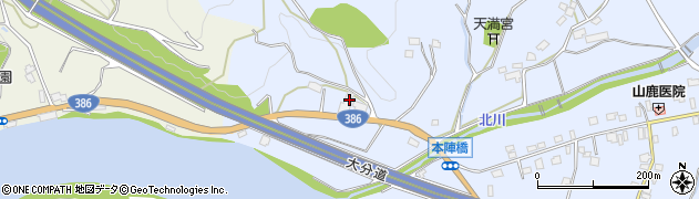 福岡県朝倉市杷木志波5865周辺の地図