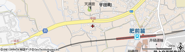 平田町公民館周辺の地図