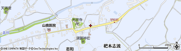 福岡県朝倉市杷木志波4718周辺の地図