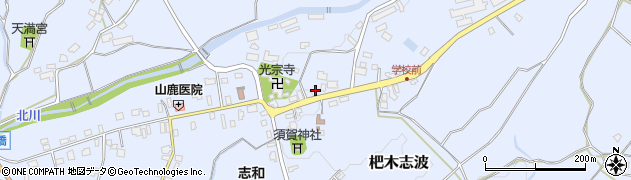 福岡県朝倉市杷木志波4720周辺の地図