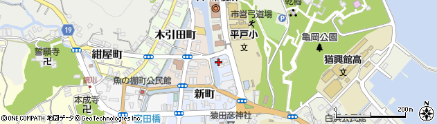 長崎県平戸市新町7周辺の地図