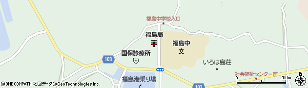 福島郵便局 ＡＴＭ周辺の地図