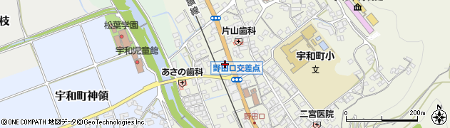 日本石油宇和れんげＳＳ周辺の地図