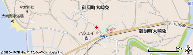 長崎県松浦市御厨町大崎免402周辺の地図