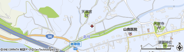 福岡県朝倉市杷木志波5114周辺の地図
