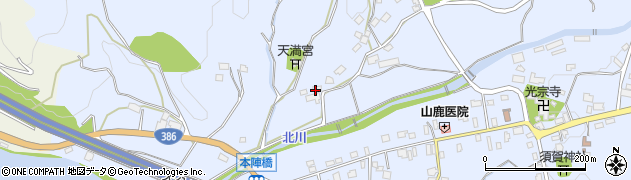 福岡県朝倉市杷木志波5739周辺の地図