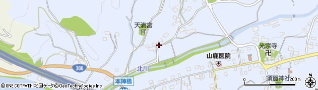 福岡県朝倉市杷木志波5738周辺の地図