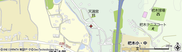 福岡県朝倉市杷木寒水317周辺の地図