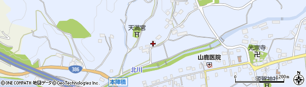 福岡県朝倉市杷木志波5737周辺の地図
