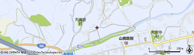 福岡県朝倉市杷木志波5726周辺の地図