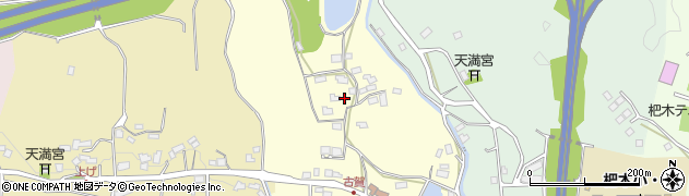 福岡県朝倉市杷木古賀1542周辺の地図
