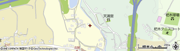 福岡県朝倉市杷木古賀1578周辺の地図