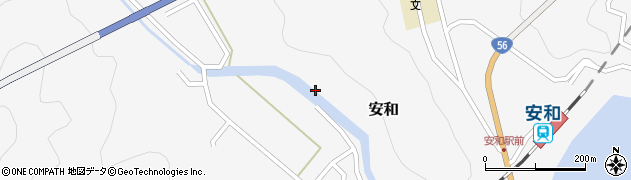高知県須崎市安和313周辺の地図