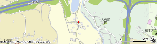 福岡県朝倉市杷木古賀1538周辺の地図