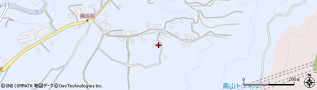 福岡県朝倉市杷木志波1261周辺の地図