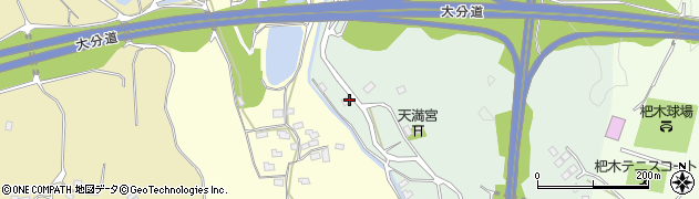 福岡県朝倉市杷木寒水346周辺の地図