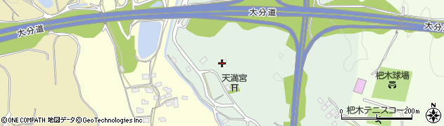 福岡県朝倉市杷木寒水342周辺の地図