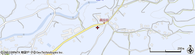 福岡県朝倉市杷木志波1356周辺の地図