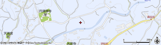 福岡県朝倉市杷木志波周辺の地図