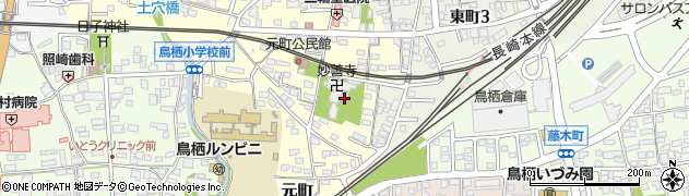 佐賀県鳥栖市元町1071周辺の地図