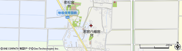 福岡県小郡市上西鯵坂831周辺の地図