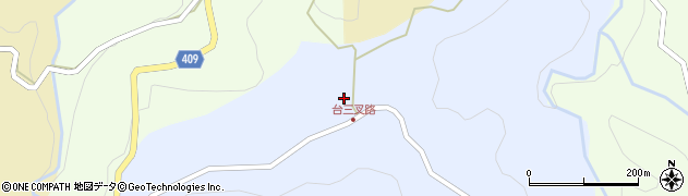 大分県宇佐市院内町台152周辺の地図