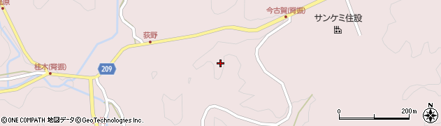 佐賀県神埼市脊振町鹿路（鹿路上）周辺の地図