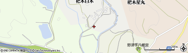 福岡県朝倉市杷木白木3周辺の地図