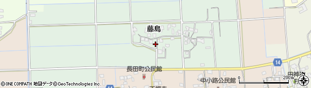福岡県朝倉市藤島360周辺の地図