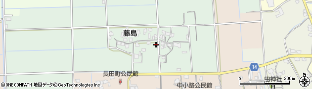 福岡県朝倉市藤島383周辺の地図