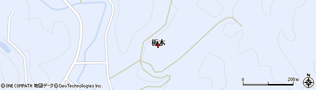 佐賀県伊万里市波多津町（板木）周辺の地図