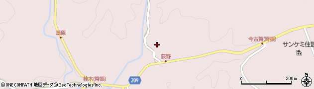 佐賀県神埼市脊振町鹿路2413周辺の地図